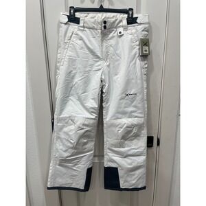 Arctix Kids Husky Snow Pants White Reinforced Knees Size L 14 16 H Waterproof